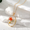 Simple Style Flower Resin Wholesale Pendant Necklace