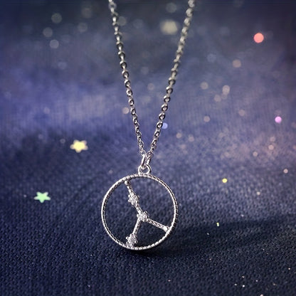 Classic Style Constellation Artificial Gemstones Alloy Wholesale Pendant Necklace