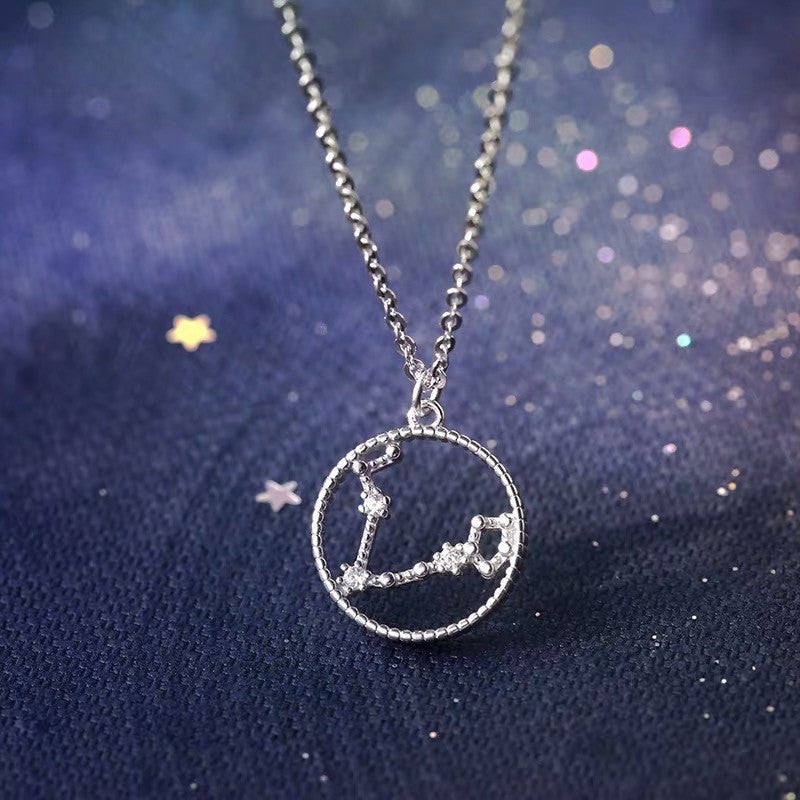 Classic Style Constellation Artificial Gemstones Alloy Wholesale Pendant Necklace