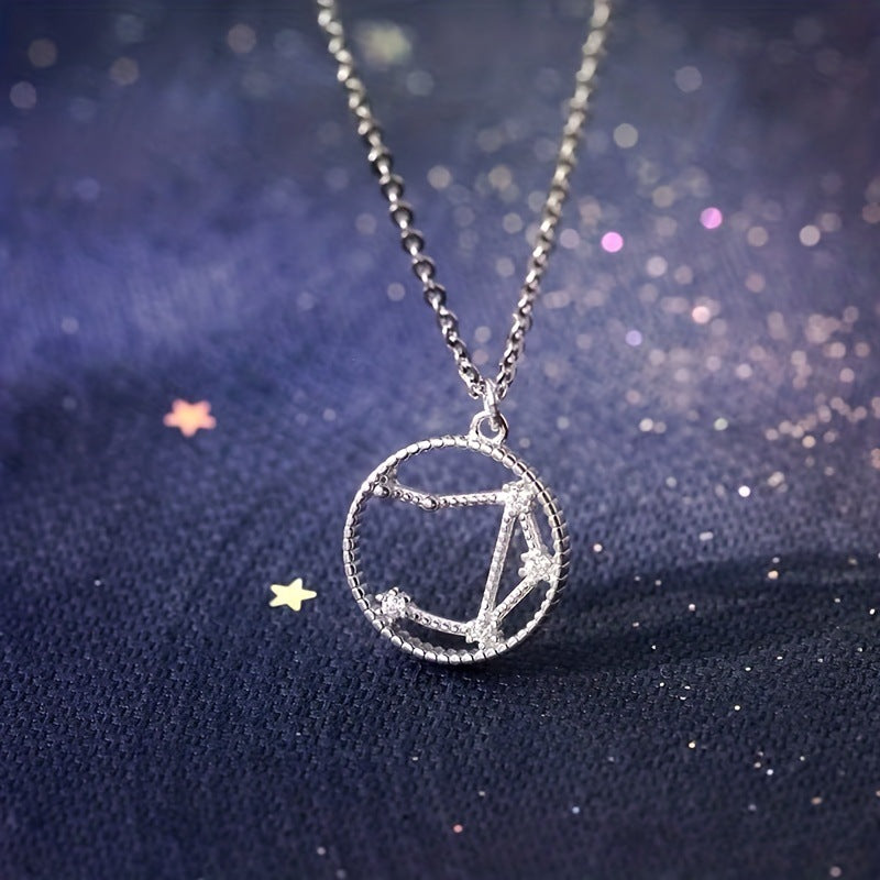 Classic Style Constellation Artificial Gemstones Alloy Wholesale Pendant Necklace