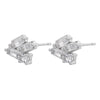 1 Pair Casual Elegant Simple Style Solid Color Plating Inlay Copper Zircon 18k Gold Plated Ear Studs