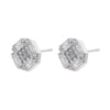 1 Pair Casual Elegant Simple Style Solid Color Plating Inlay Copper Zircon 18k Gold Plated Ear Studs