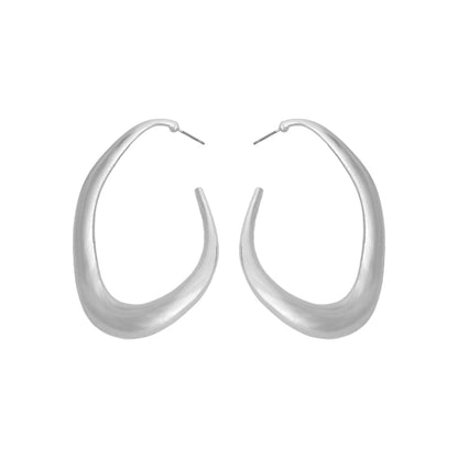 1 Pair Vintage Style Exaggerated Simple Style Irregular Geometric Plating Alloy Earrings