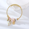 Wholesale Jewelry Elegant Circle Alloy Beaded Bangle