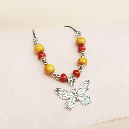 Ethnic Style Butterfly Alloy Wholesale Pendant Necklace