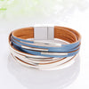 Wholesale Jewelry Simple Style Streetwear Geometric Pu Leather Bangle