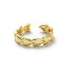 Retro Printing Copper Zircon Rings
