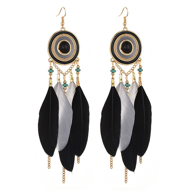 1 Pair Bohemian Geometric Plating Alloy Drop Earrings