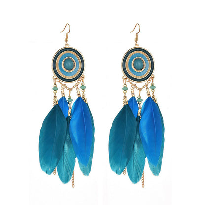 1 Pair Bohemian Geometric Plating Alloy Drop Earrings