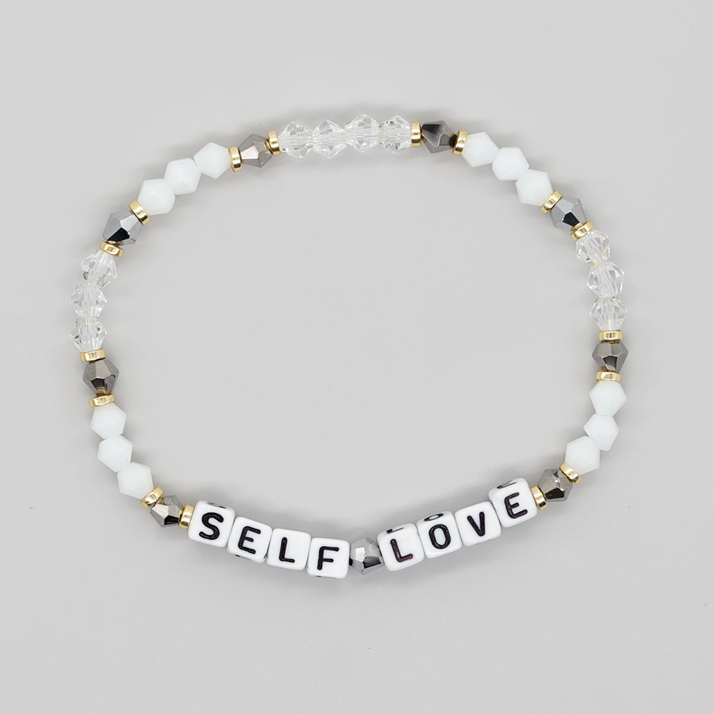 Simple Style Classic Style Letter Artificial Crystal Wholesale Bracelets