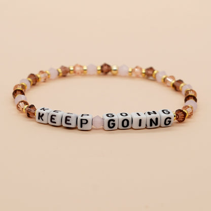 Simple Style Classic Style Letter Artificial Crystal Wholesale Bracelets