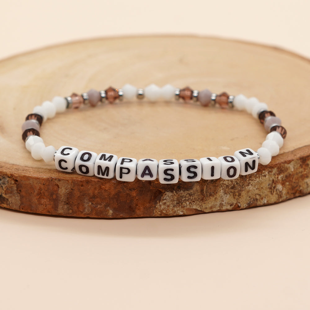 Simple Style Classic Style Letter Artificial Crystal Wholesale Bracelets