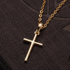 Casual Simple Style Cross Alloy Inlay Zircon Unisex Pendant Necklace