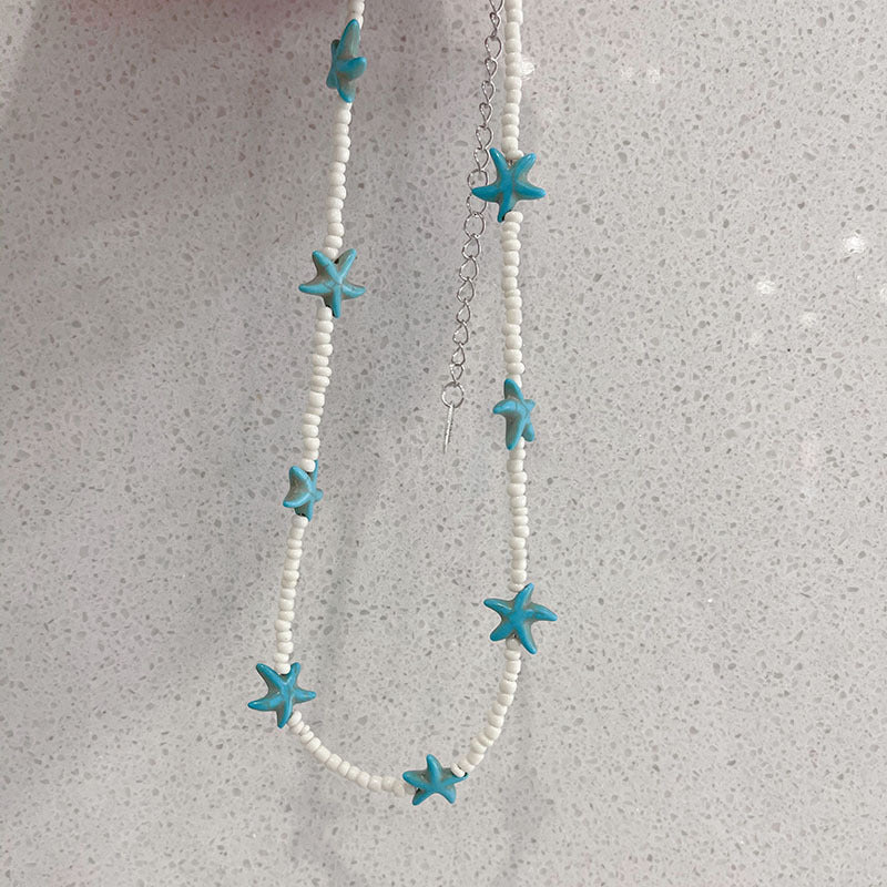 Bohemian Starfish Mother Pearl Shellfish Wholesale Necklace