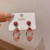 1 Pair Retro Geometric Heart Shape Plating Artificial Pearl Alloy Drop Earrings Ear Studs