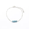 Simple Style Classic Style Geometric Stainless Steel Natural Stone Bracelets