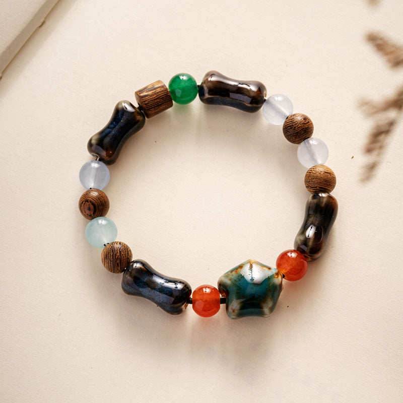 Ethnic Style Geometric Ceramics Beaded Women's Bracelets