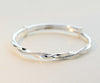 Lady Solid Color Copper Plating Silver Plated Bangle