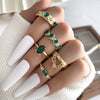 Streetwear Heart Shape Alloy Women's Rings