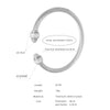 Casual Streetwear Solid Color Titanium Steel Plating Inlay Zircon 18k Gold Plated Bangle