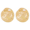 1 Pair Vintage Style Round Inlay Imitation Pearl Alloy Pearl Ear Studs