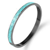 Streetwear Round Stainless Steel Bangle In Bulk