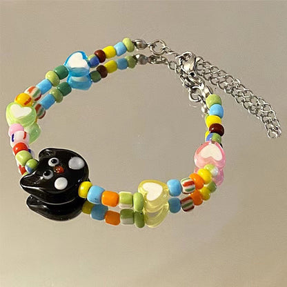 Sweet Clouds Cartoon Rhombus Alloy Wholesale Bracelets