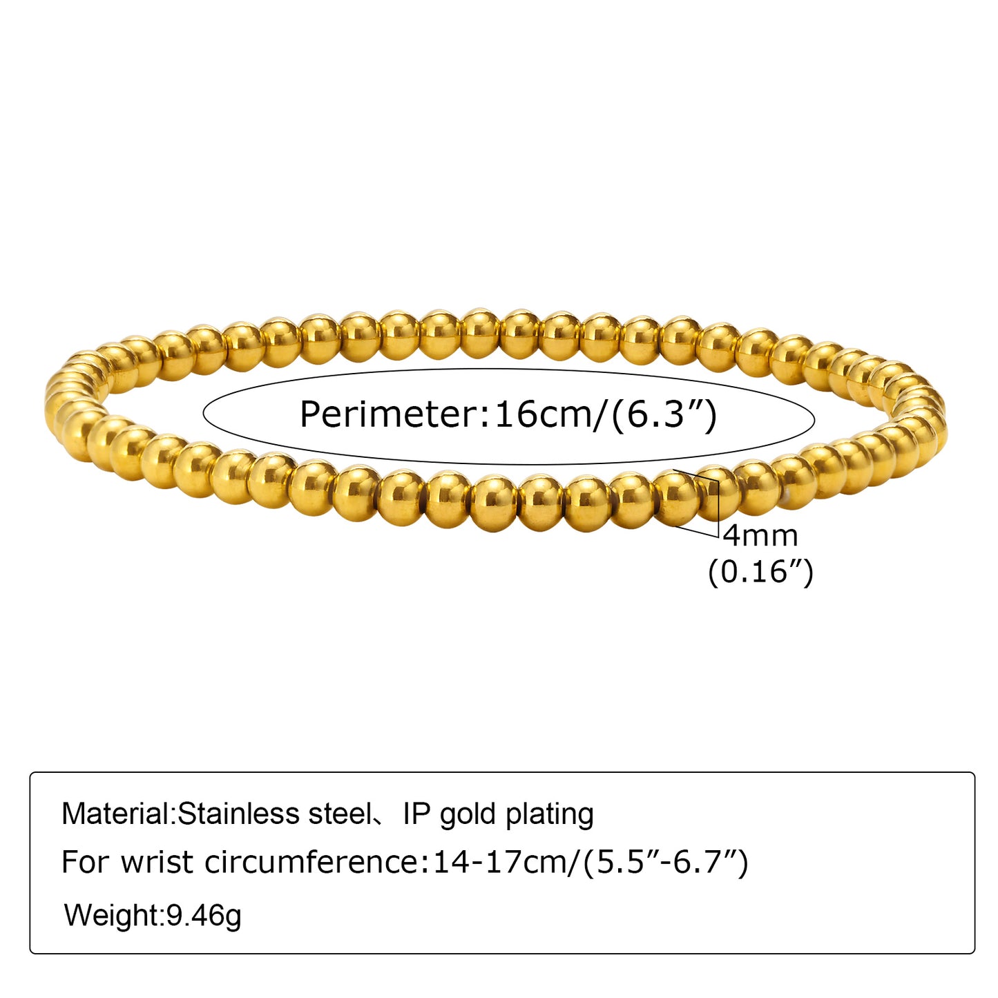 Casual Streetwear Letter Stainless Steel Plating 18k Gold Plated Bracelets