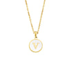 Hip-hop Letter Alloy Metal Plating Gold Plated Women's Pendant Necklace