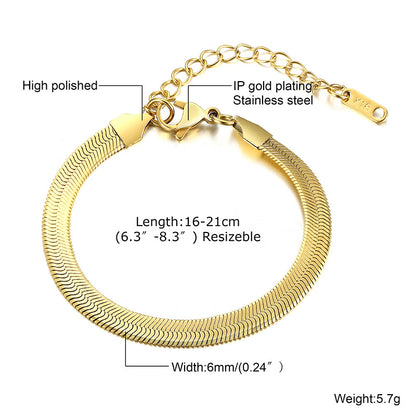 Ig Style Classic Style Solid Color Stainless Steel Plating 18k Gold Plated Bracelets