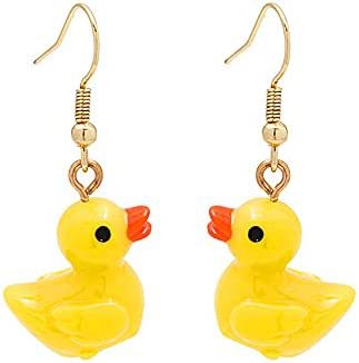 1 Pair Sweet Animal Star Moon Handmade Resin Drop Earrings