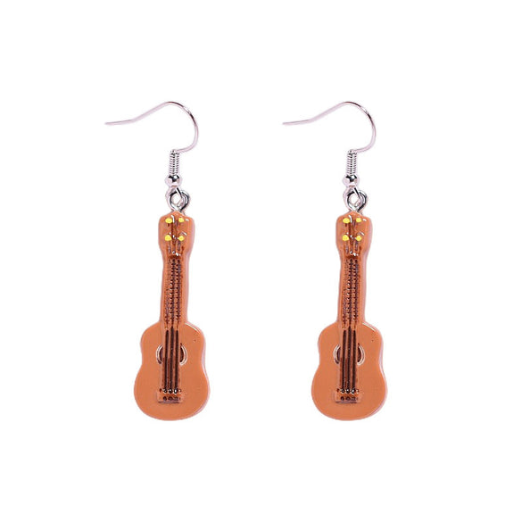 1 Pair Sweet Animal Star Moon Handmade Resin Drop Earrings