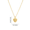 Simple Style Cartoon Character Heart Shape Bow Knot Copper Inlay Zircon Pendant Necklace