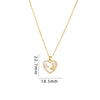 Simple Style Cartoon Character Heart Shape Bow Knot Copper Inlay Zircon Pendant Necklace