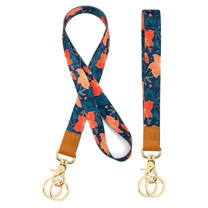 New Fresh And Retro Printing Polyester Card Holder Lanyard