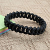 Casual Simple Style Color Block Silica Gel Wholesale Wristband