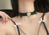 Simple Style Heart Shape Flower Bow Knot Alloy Patchwork Women's Choker