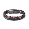 Retro Round Alloy Beaded Bracelets