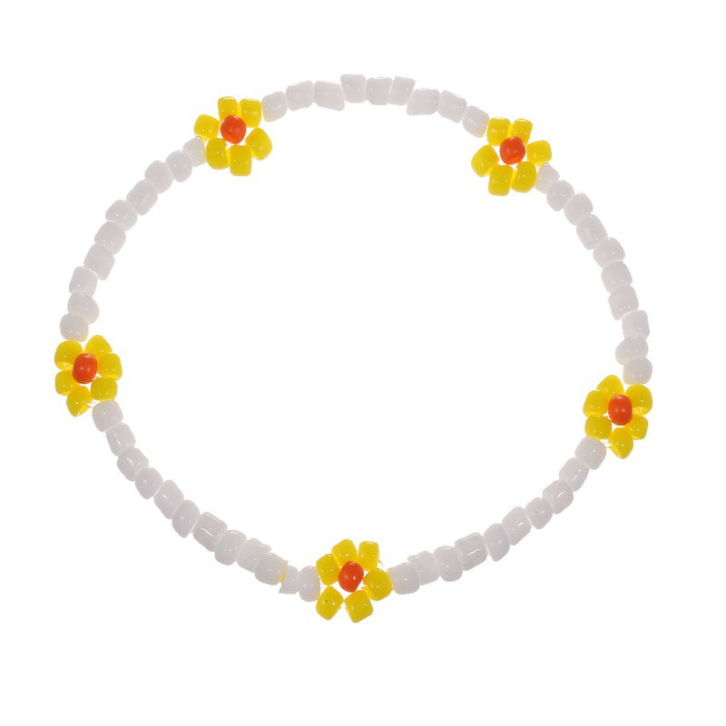 Simple Style Flower Plastic Wholesale Bracelets