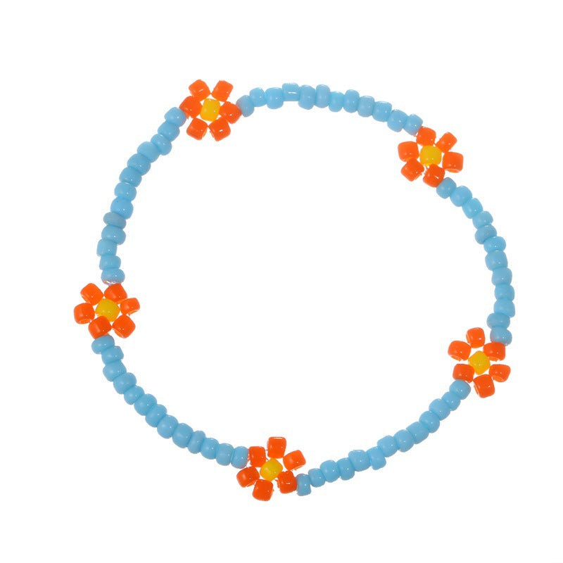 Simple Style Flower Plastic Wholesale Bracelets