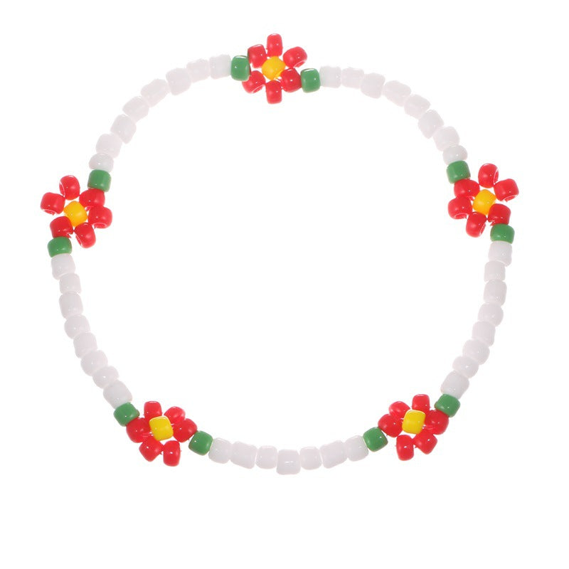 Simple Style Flower Plastic Wholesale Bracelets