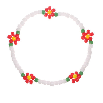 Simple Style Flower Plastic Wholesale Bracelets