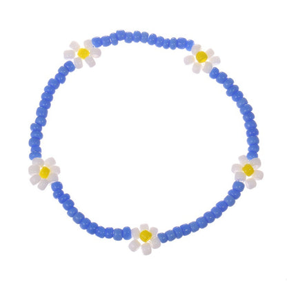 Simple Style Flower Plastic Wholesale Bracelets