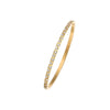 Simple Style Solid Color Titanium Steel Artificial Gemstones Bangle In Bulk