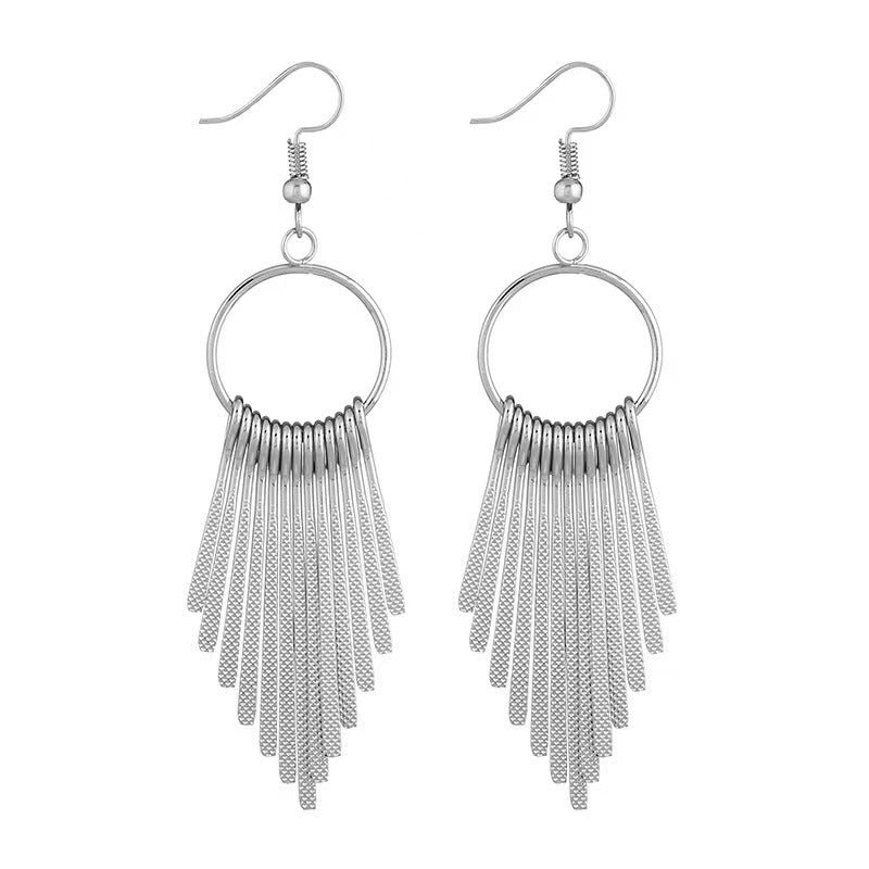 1 Pair Classic Style Geometric Alloy Drop Earrings