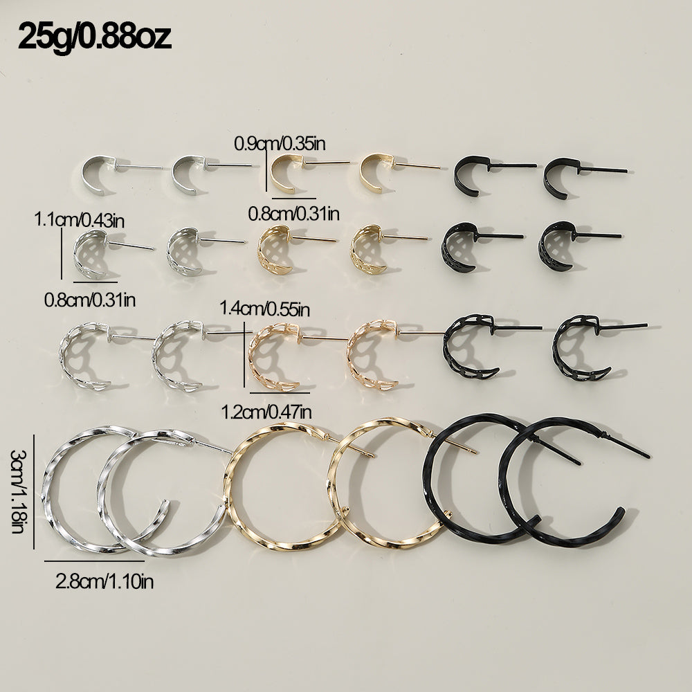 1 Set Simple Style Korean Style Pentagram Pearl Flower Inlay Alloy Artificial Pearls Artificial Diamond Ear Studs