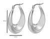 1 Pair Simple Style U Shape Plating Stainless Steel 18k Gold Plated Earrings