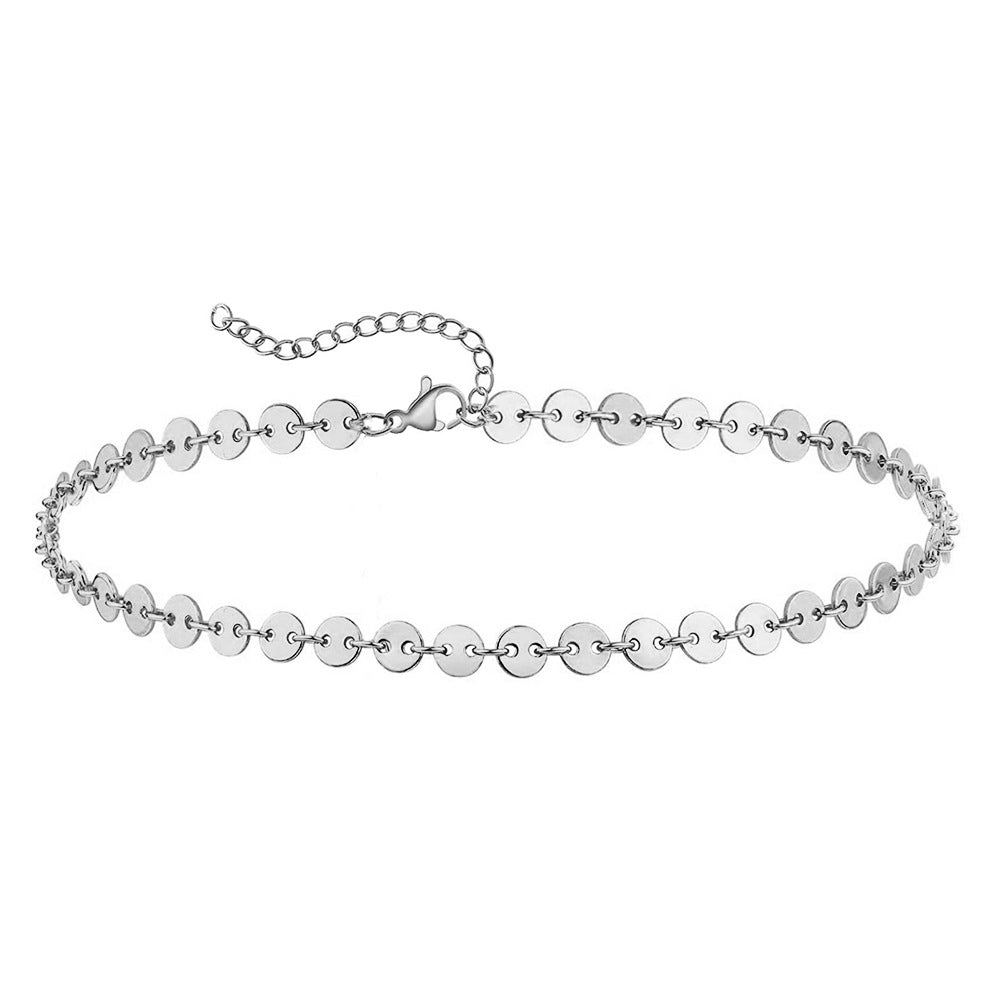 Vacation Heart Shape Stainless Steel Women's Anklet