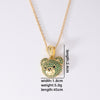 Casual Cute Simple Style Little Bear Copper Zircon Pendant Necklace In Bulk