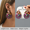 1 Pair Exaggerated Luxurious Shiny Round Heart Shape Wings Plating Inlay Copper Alloy Zinc Alloy Rhinestones Glass Ear Studs